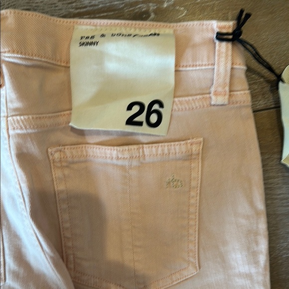 Women's Light Pink/peach Jeans  NEW - Picture 5 of 5